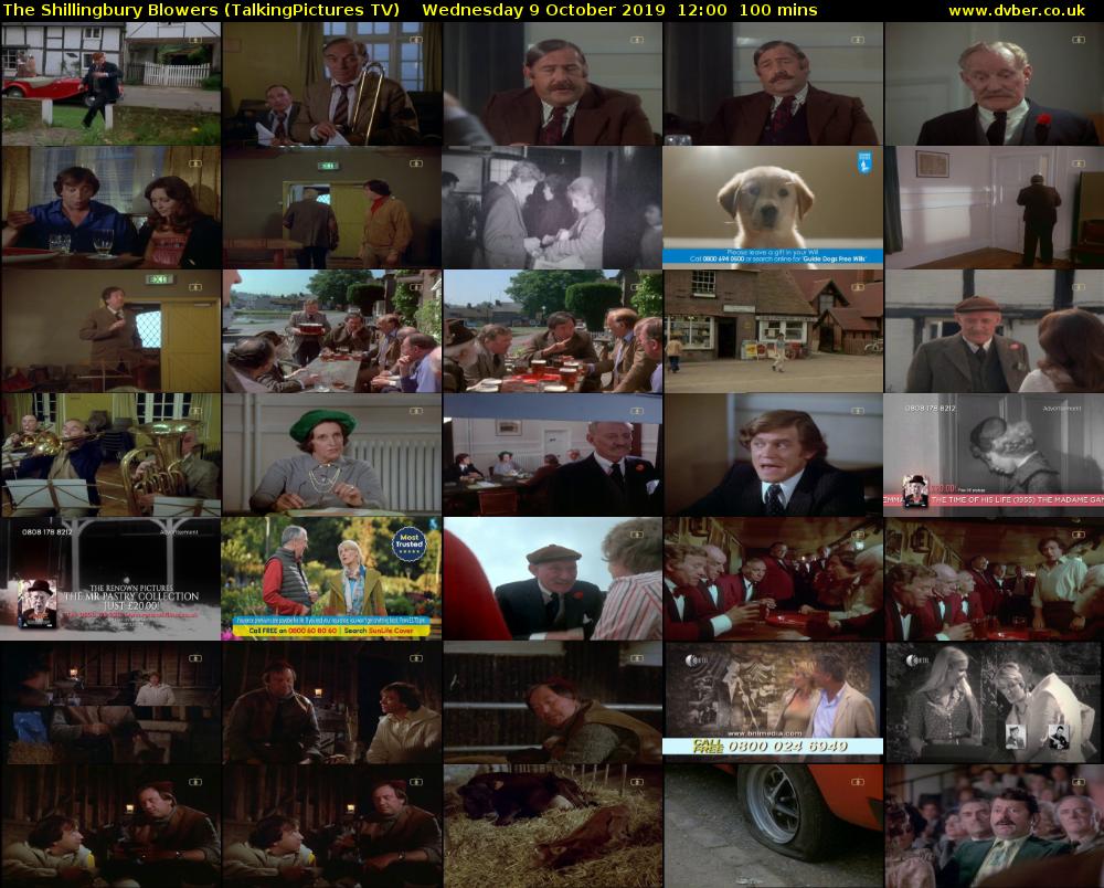 The Shillingbury Blowers (TalkingPictures TV) Wednesday 9 October 2019 12:00 - 13:40