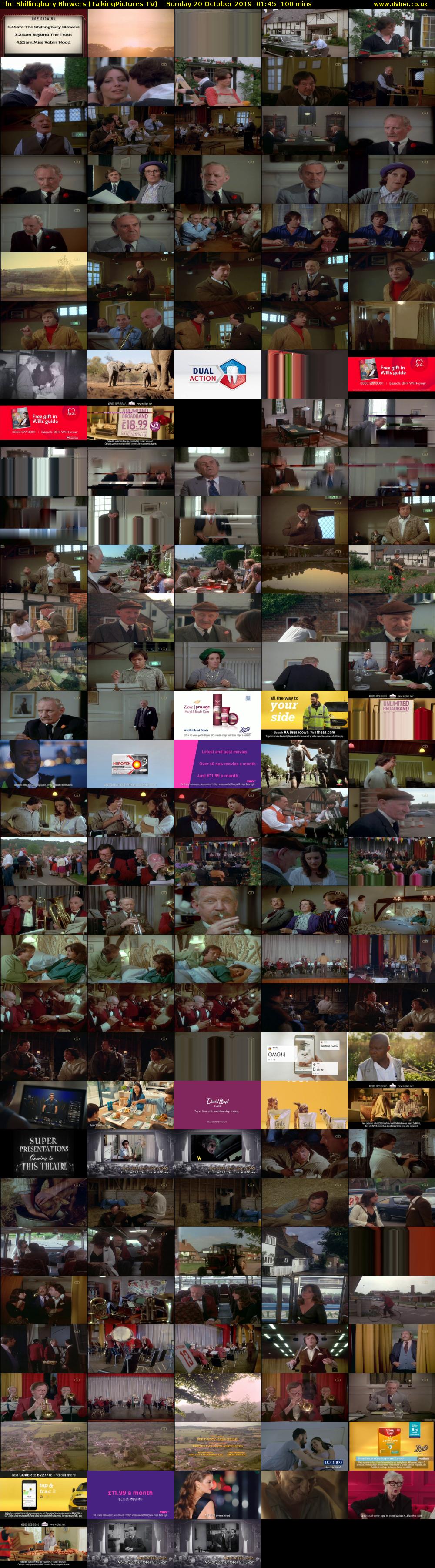 The Shillingbury Blowers (TalkingPictures TV) Sunday 20 October 2019 01:45 - 03:25