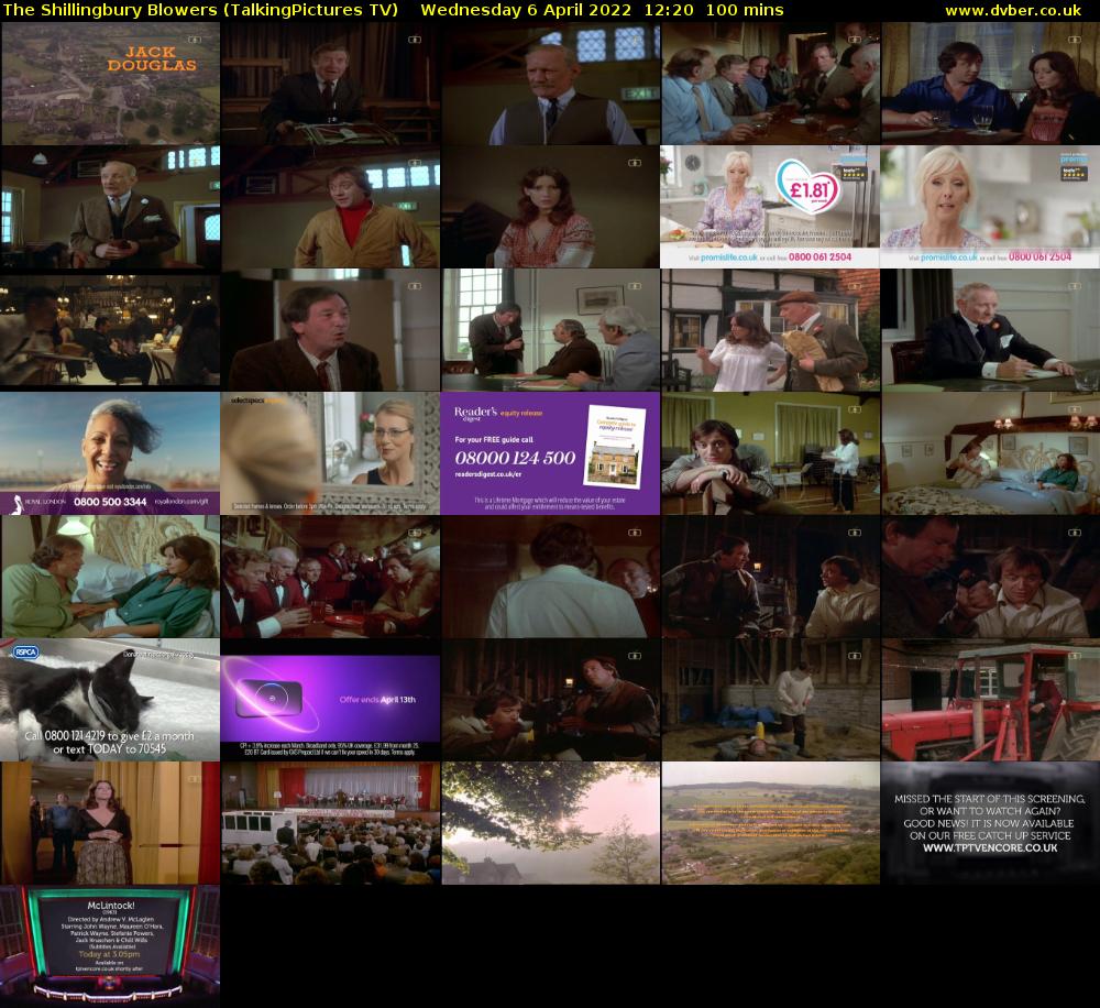The Shillingbury Blowers (TalkingPictures TV) Wednesday 6 April 2022 12:20 - 14:00