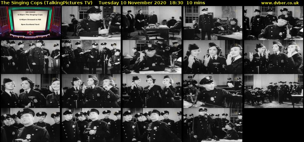 The Singing Cops (TalkingPictures TV) Tuesday 10 November 2020 18:30 - 18:40