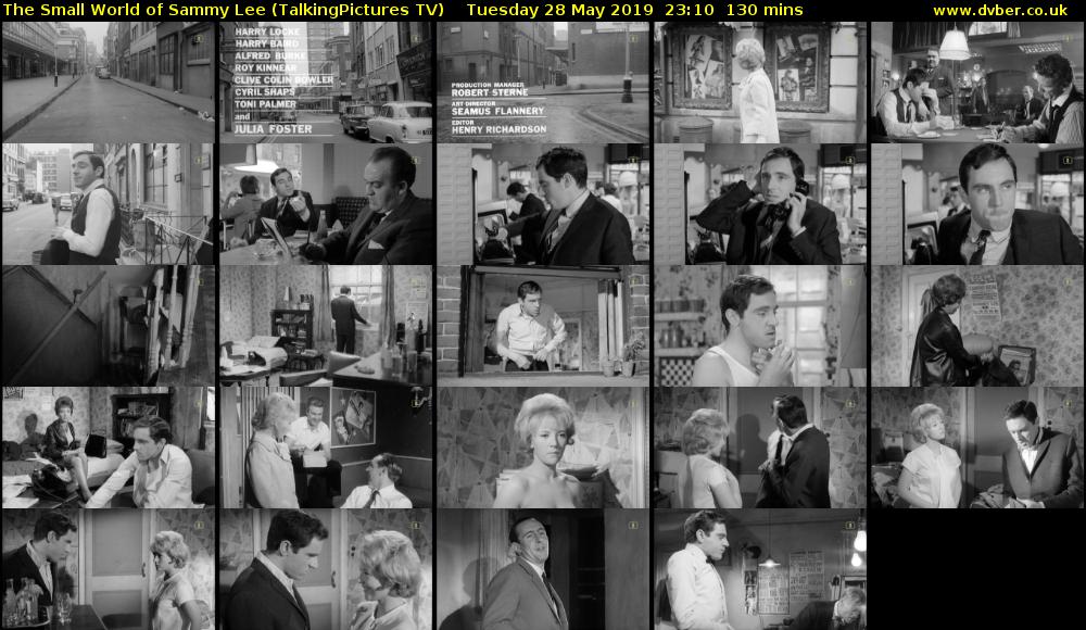 The Small World of Sammy Lee (TalkingPictures TV) Tuesday 28 May 2019 23:10 - 01:20