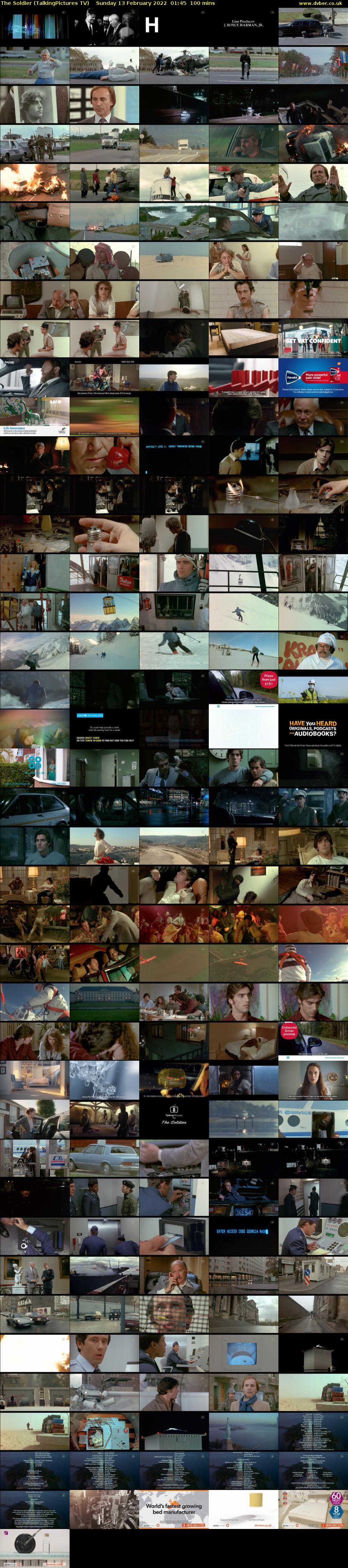 The Soldier (TalkingPictures TV) Sunday 13 February 2022 01:45 - 03:25