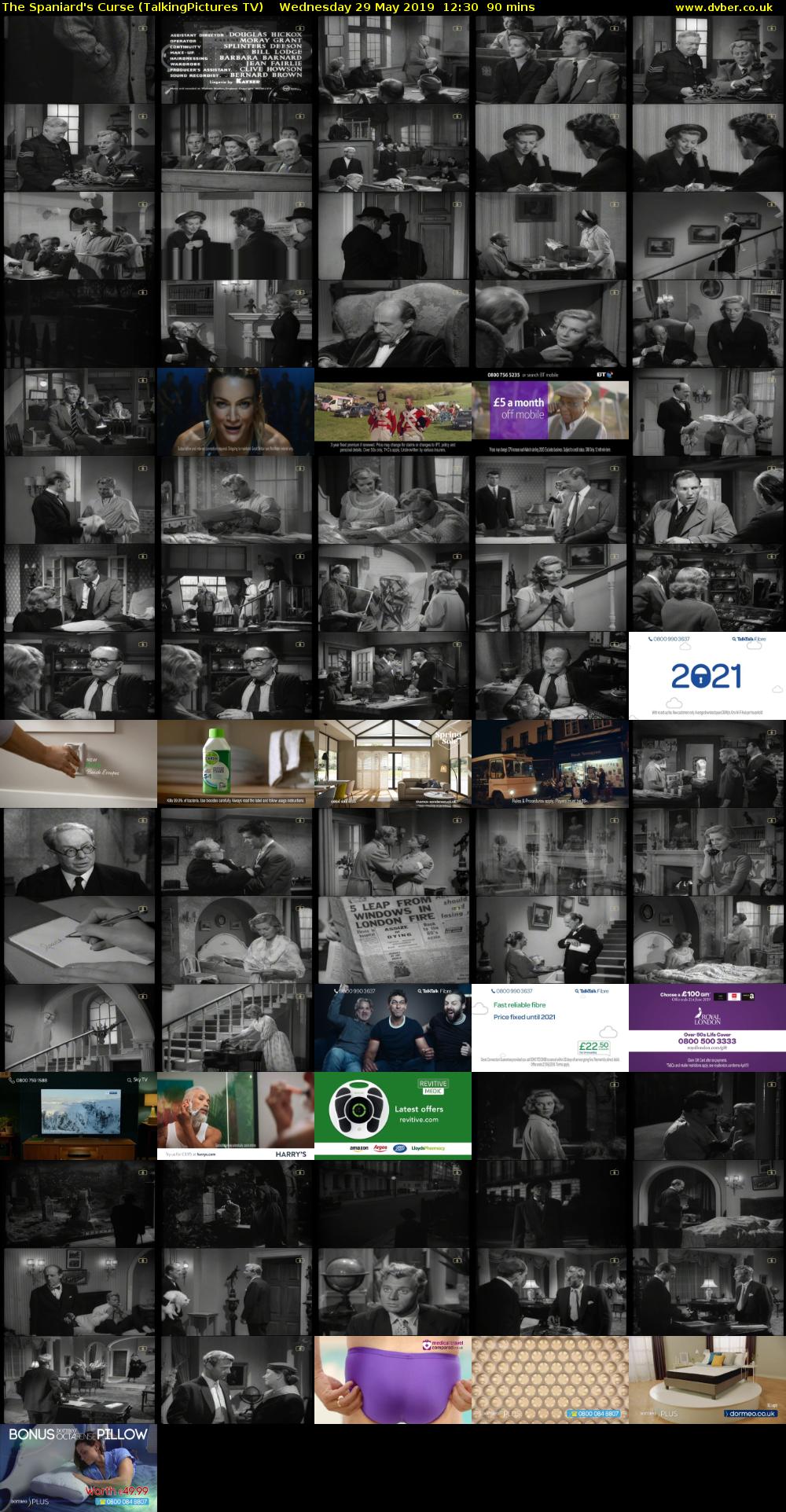 The Spaniard's Curse (TalkingPictures TV) Wednesday 29 May 2019 12:30 - 14:00