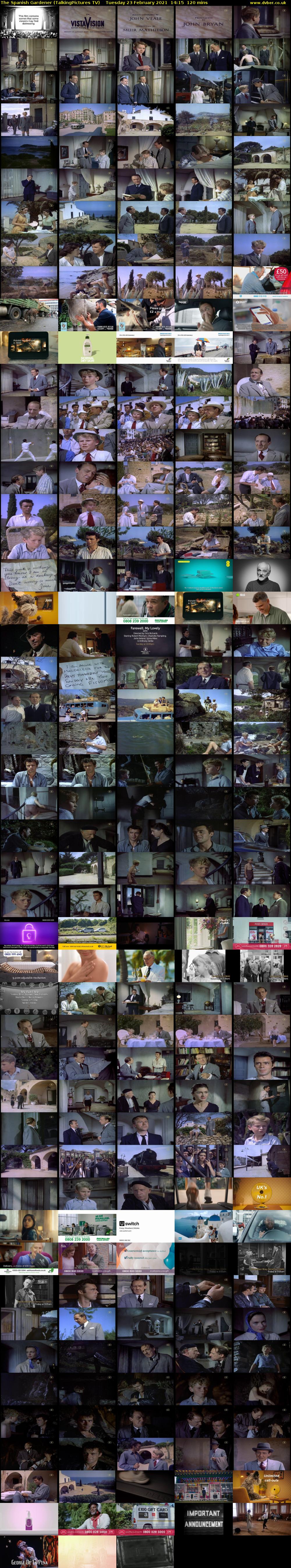 The Spanish Gardener (TalkingPictures TV) Tuesday 23 February 2021 14:15 - 16:15