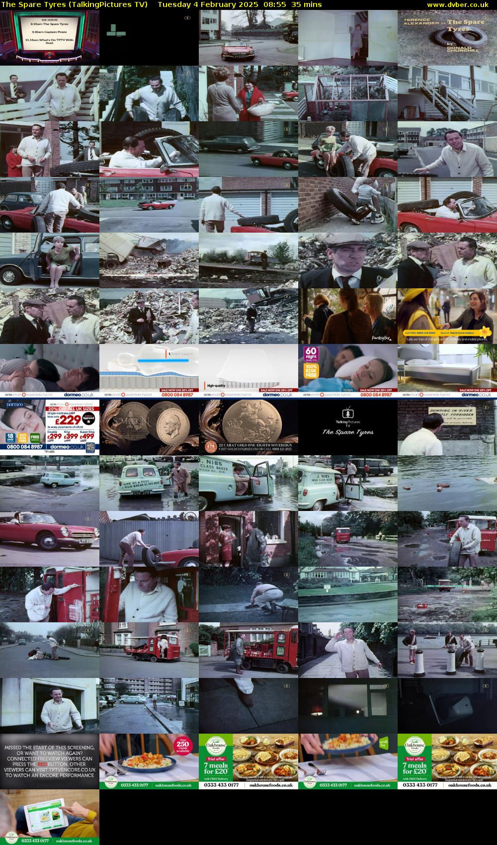 The Spare Tyres (TalkingPictures TV) Tuesday 4 February 2025 08:55 - 09:30