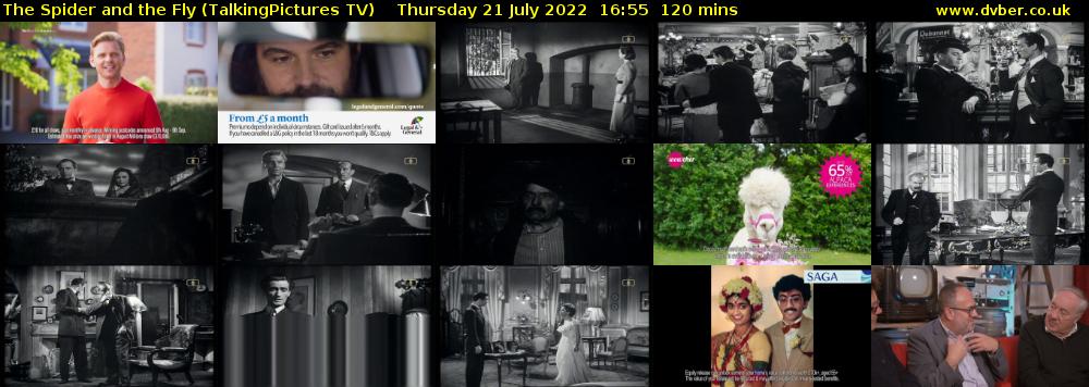 The Spider and the Fly (TalkingPictures TV) Thursday 21 July 2022 16:55 - 18:55