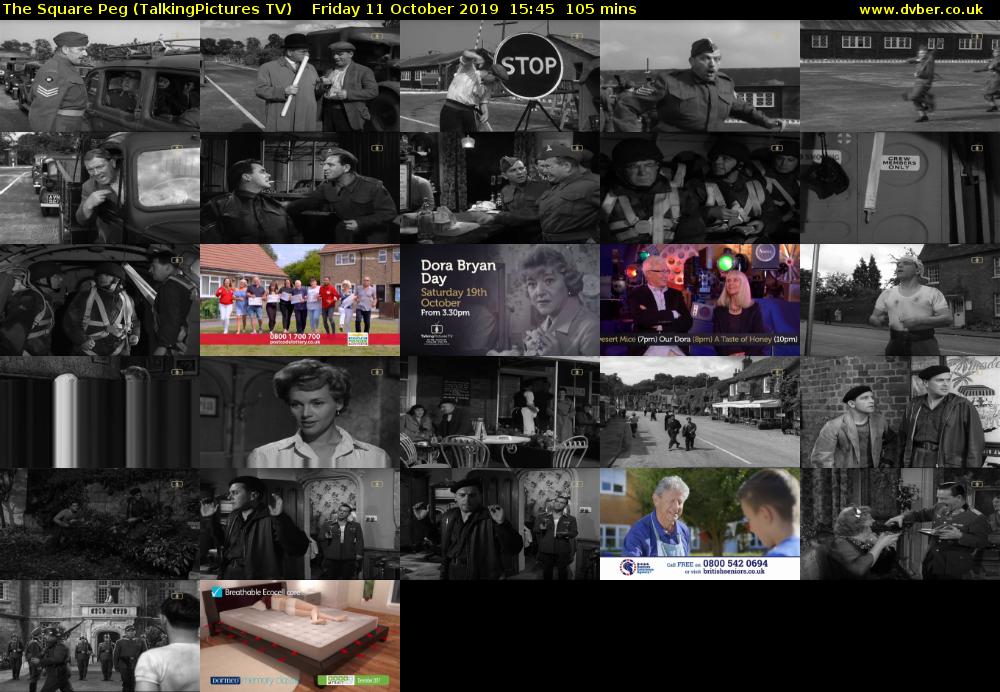 The Square Peg (TalkingPictures TV) Friday 11 October 2019 15:45 - 17:30