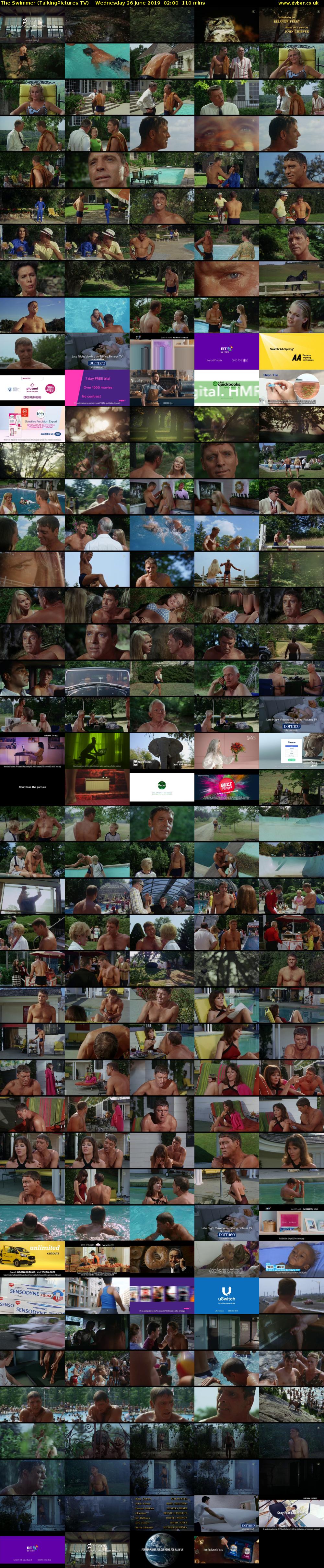 The Swimmer (TalkingPictures TV) Wednesday 26 June 2019 02:00 - 03:50