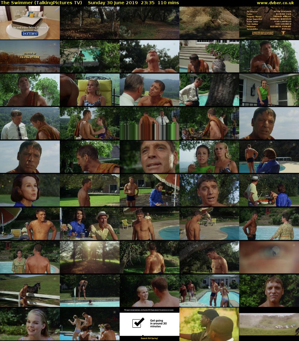 The Swimmer (TalkingPictures TV) Sunday 30 June 2019 23:35 - 01:25