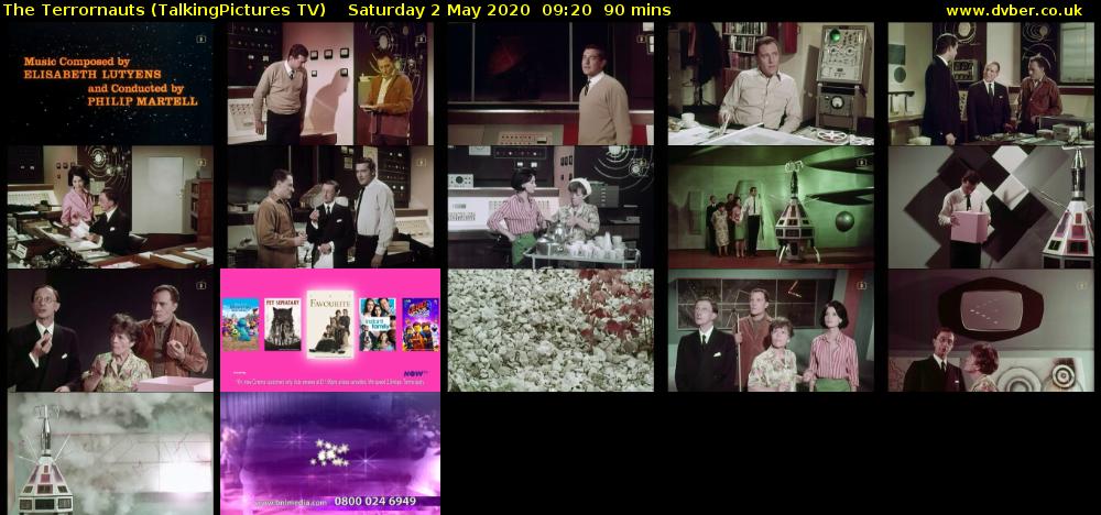 The Terrornauts (TalkingPictures TV) Saturday 2 May 2020 09:20 - 10:50