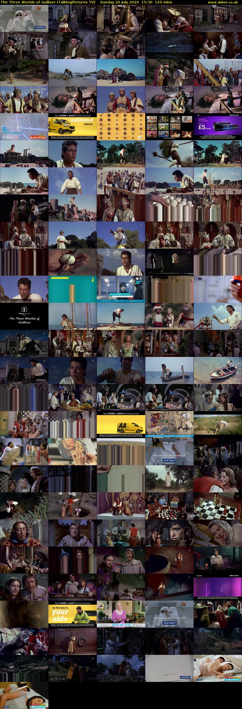 The Three Worlds of Gulliver (TalkingPictures TV) Sunday 26 July 2020 15:30 - 17:30