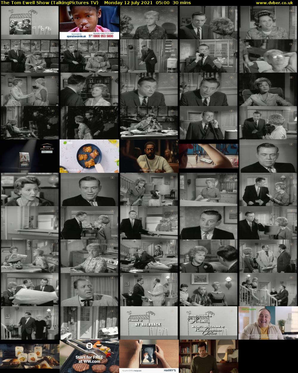 The Tom Ewell Show (TalkingPictures TV) Monday 12 July 2021 05:00 - 05:30
