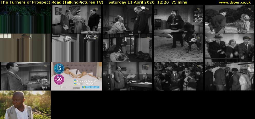 The Turners of Prospect Road (TalkingPictures TV) Saturday 11 April 2020 12:20 - 13:35