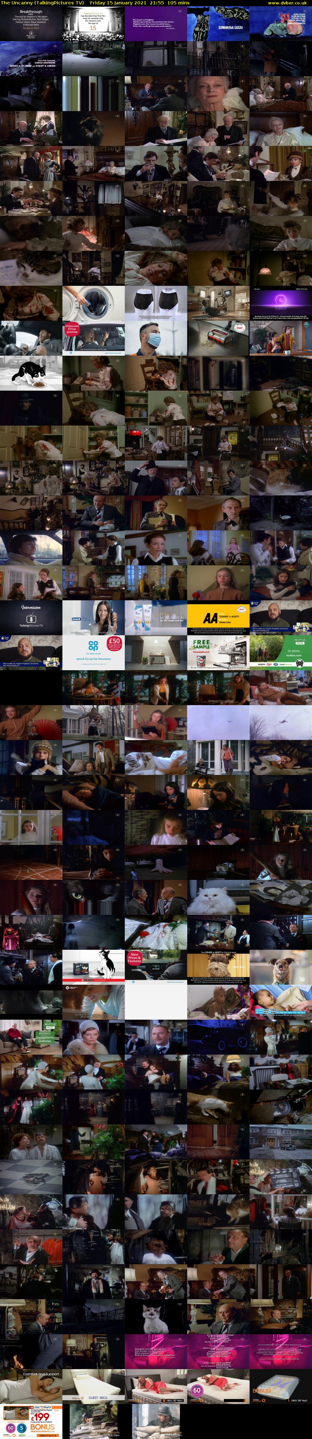 The Uncanny (TalkingPictures TV) Friday 15 January 2021 21:55 - 23:40