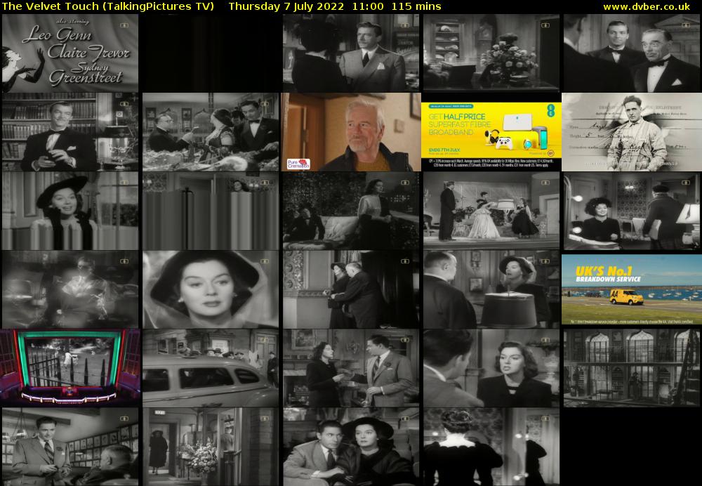 The Velvet Touch (TalkingPictures TV) Thursday 7 July 2022 11:00 - 12:55