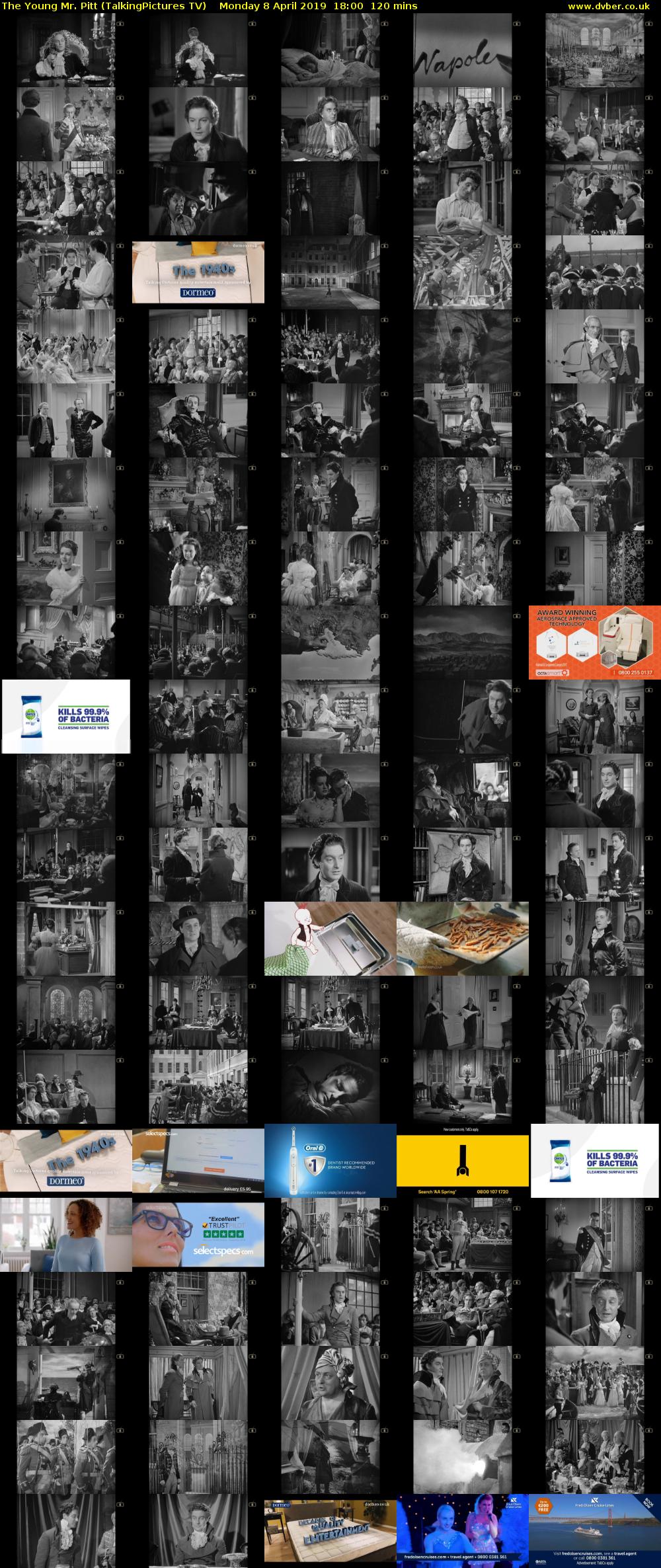 The Young Mr. Pitt (TalkingPictures TV) Monday 8 April 2019 18:00 - 20:00