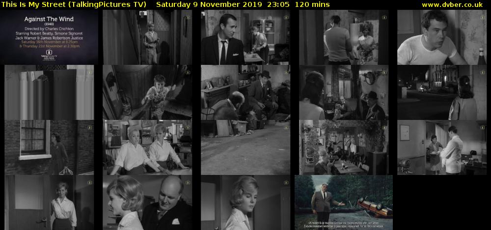 This Is My Street (TalkingPictures TV) Saturday 9 November 2019 23:05 - 01:05