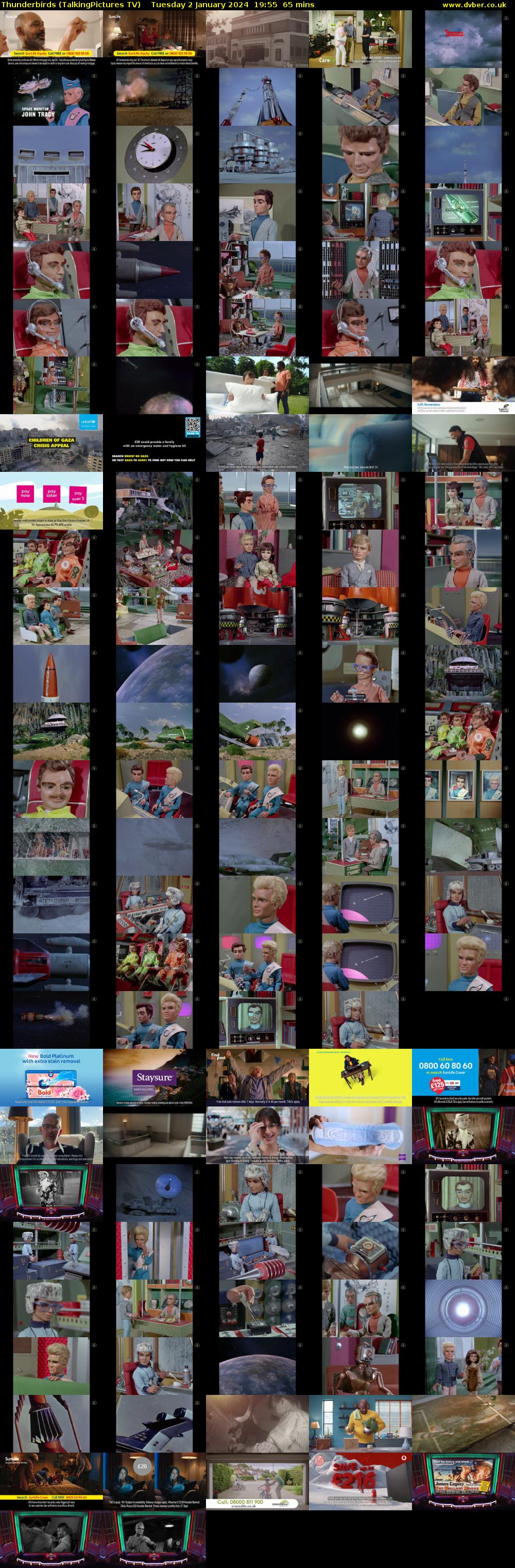 Thunderbirds (TalkingPictures TV) Tuesday 2 January 2024 19:55 - 21:00