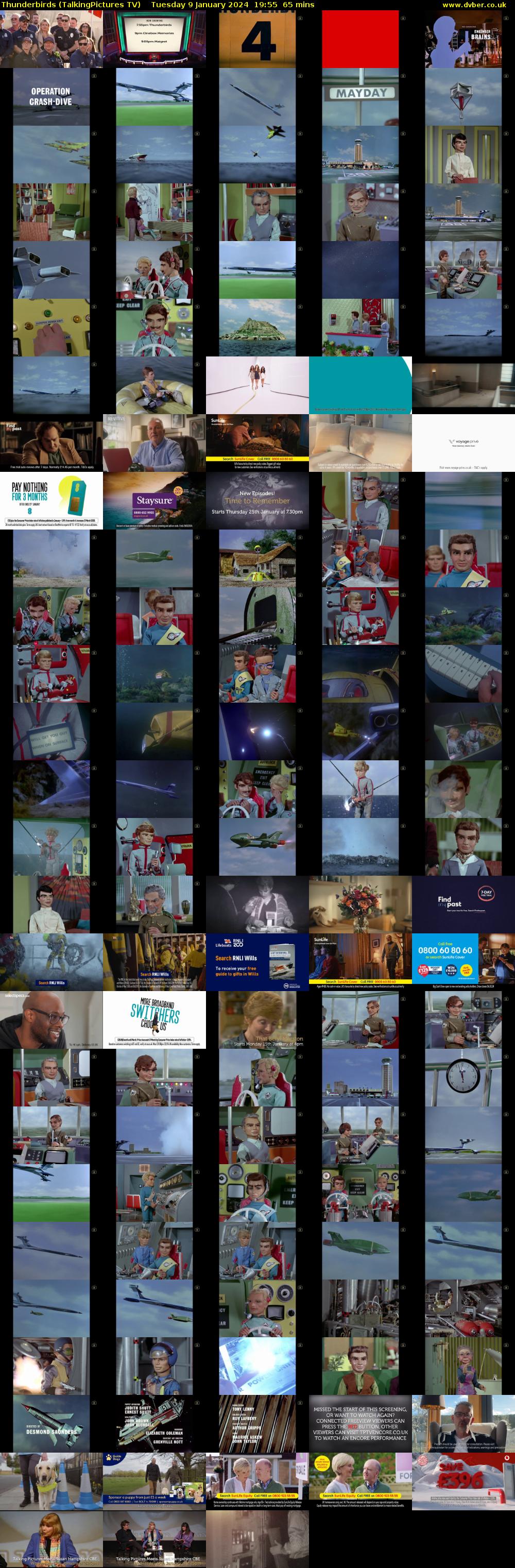 Thunderbirds (TalkingPictures TV) Tuesday 9 January 2024 19:55 - 21:00