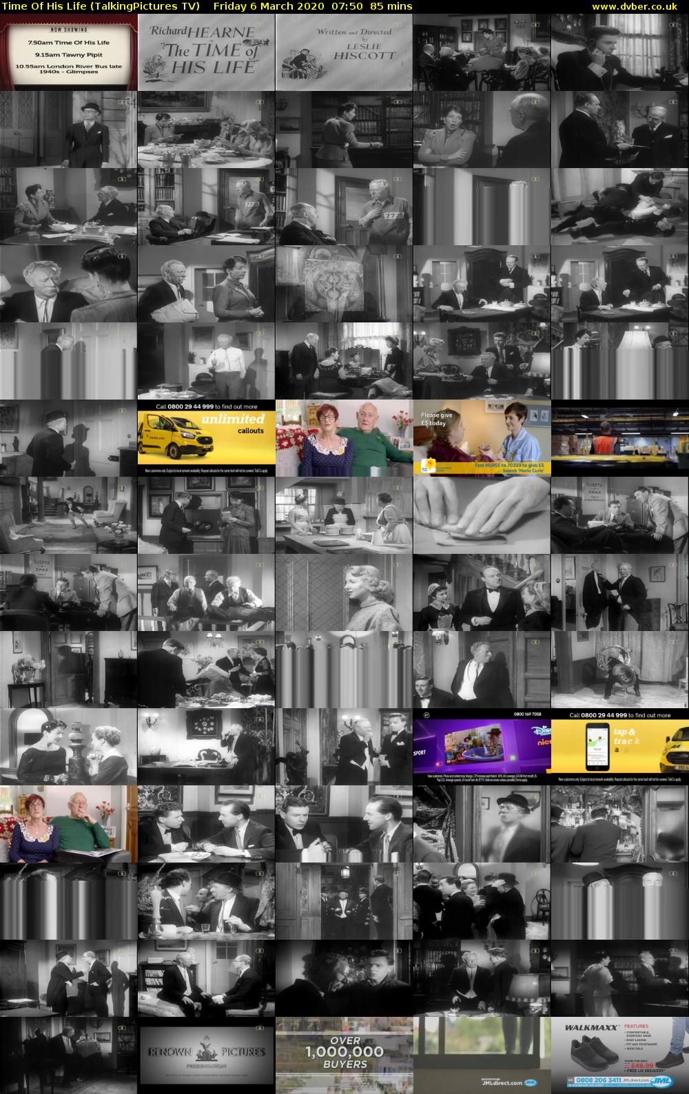 Time Of His Life (TalkingPictures TV) Friday 6 March 2020 07:50 - 09:15