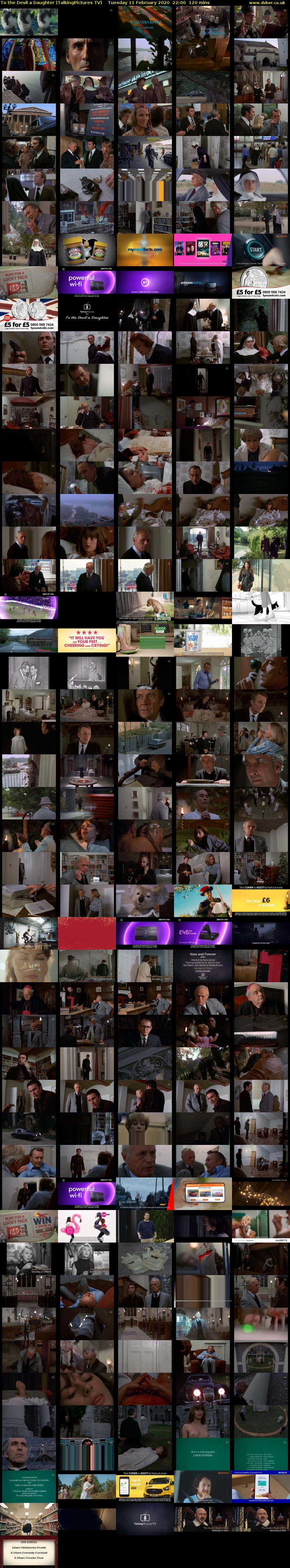 To the Devil a Daughter (TalkingPictures TV) Tuesday 11 February 2020 22:00 - 00:00