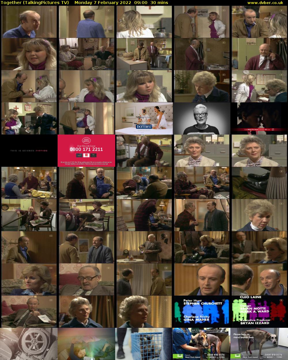 Together (TalkingPictures TV) Monday 7 February 2022 09:00 - 09:30