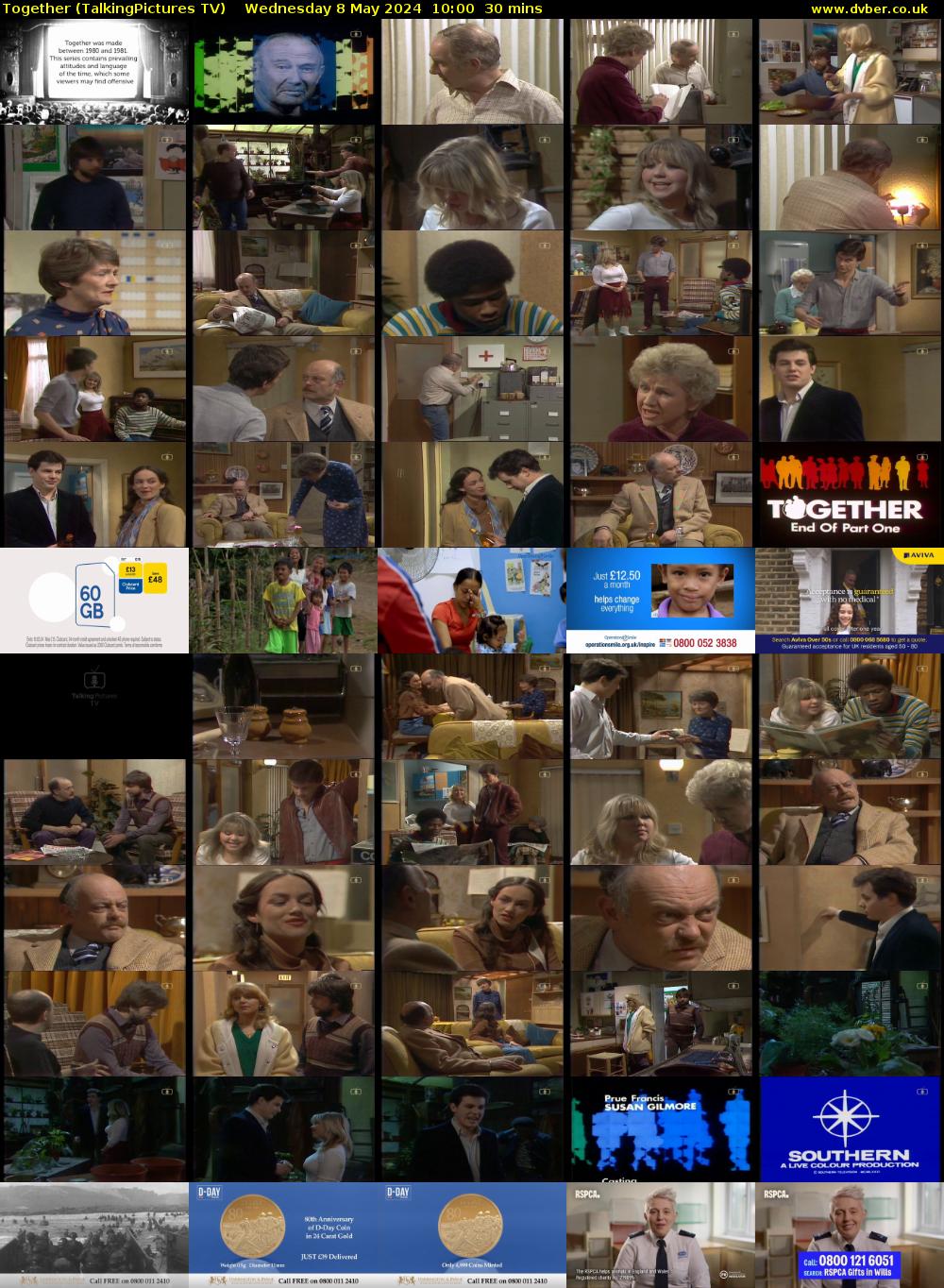 Together (TalkingPictures TV) Wednesday 8 May 2024 10:00 - 10:30