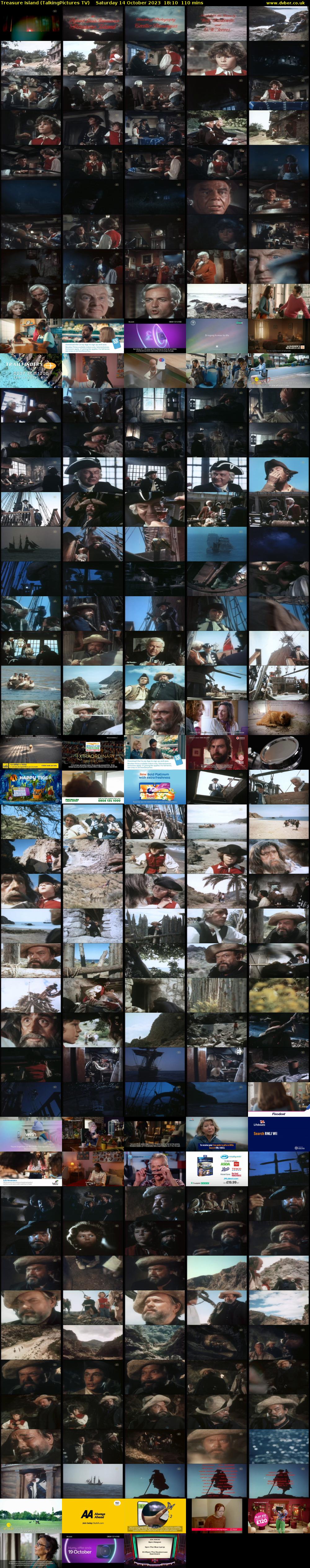 Treasure Island (TalkingPictures TV) Saturday 14 October 2023 18:10 - 20:00