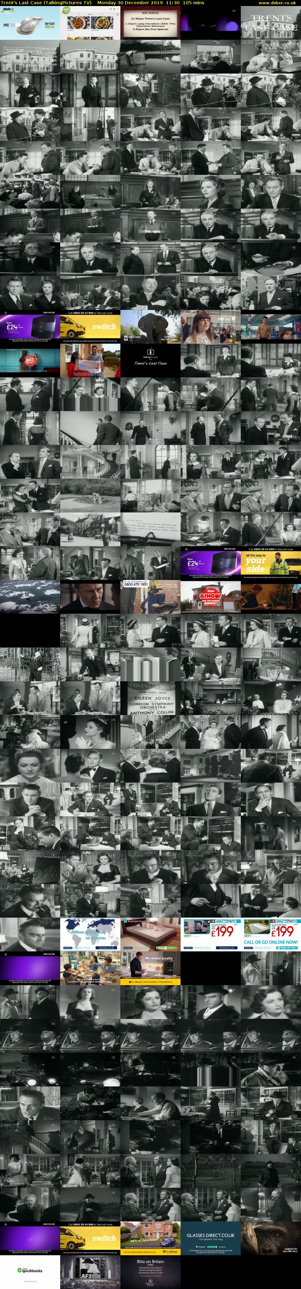 Trent's Last Case (TalkingPictures TV) Monday 30 December 2019 11:30 - 13:15