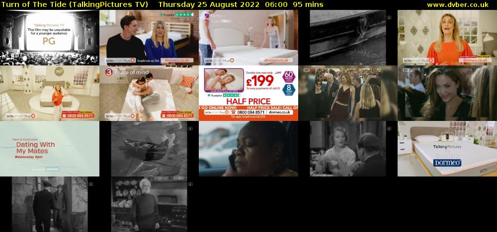 Turn of The Tide (TalkingPictures TV) Thursday 25 August 2022 06:00 - 07:35