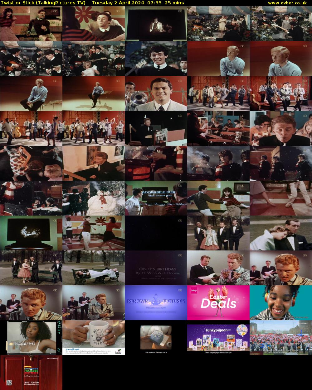 Twist or Stick (TalkingPictures TV) Tuesday 2 April 2024 07:35 - 08:00