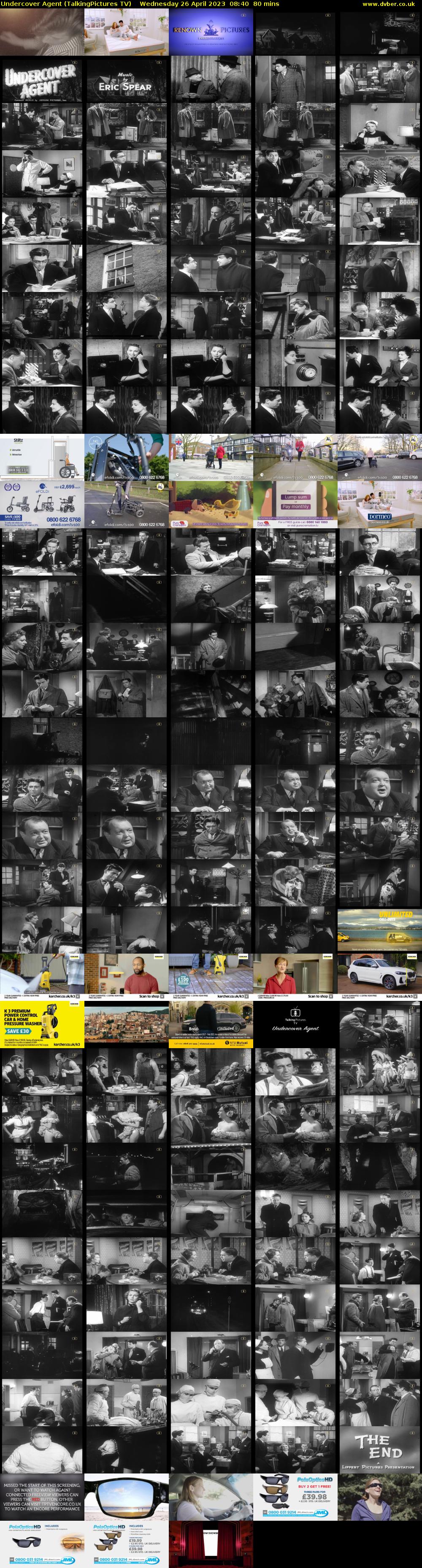 Undercover Agent (TalkingPictures TV) Wednesday 26 April 2023 08:40 - 10:00