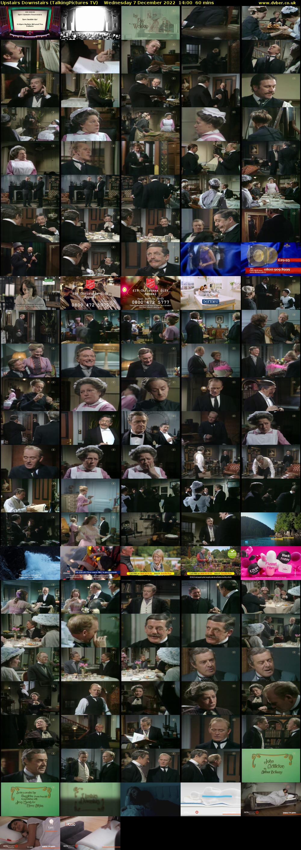 Upstairs Downstairs (TalkingPictures TV) Wednesday 7 December 2022 14:00 - 15:00