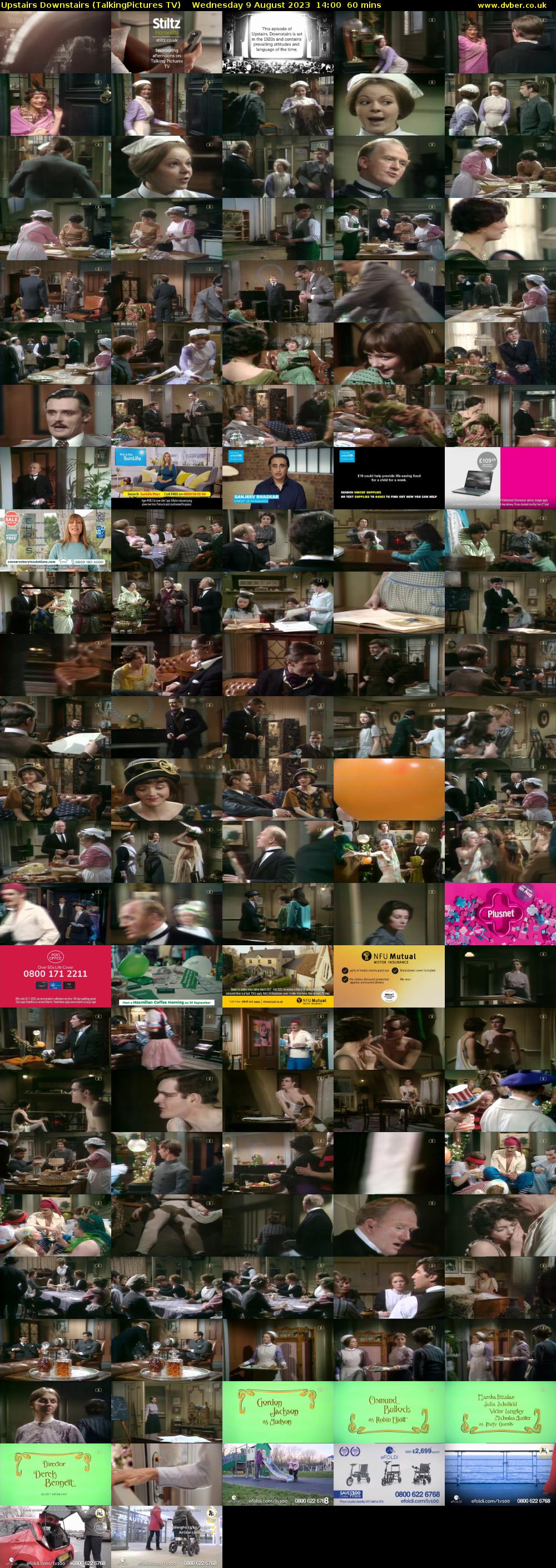Upstairs Downstairs (TalkingPictures TV) Wednesday 9 August 2023 14:00 - 15:00