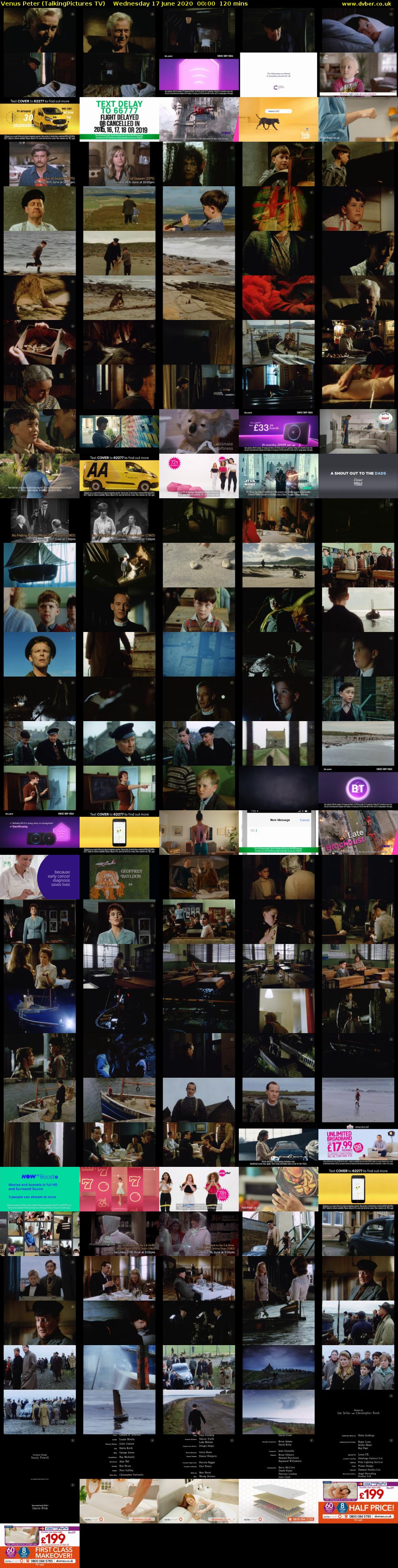 Venus Peter (TalkingPictures TV) Wednesday 17 June 2020 00:00 - 02:00