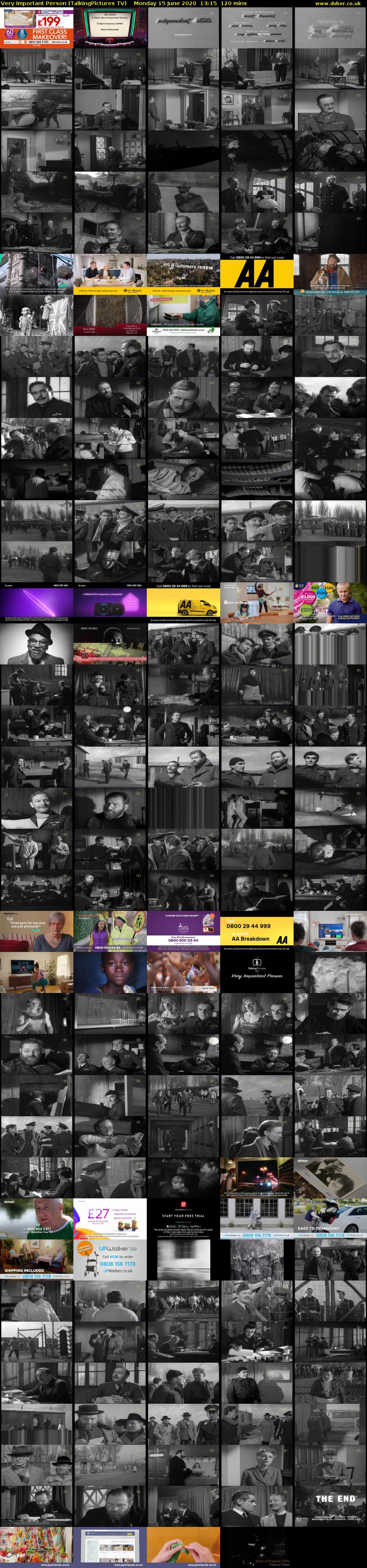 Very Important Person (TalkingPictures TV) Monday 15 June 2020 13:15 - 15:15