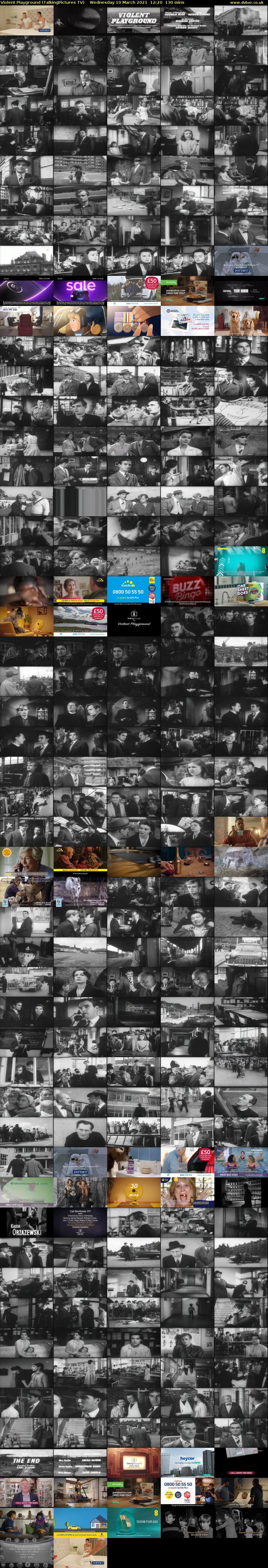 Violent Playground (TalkingPictures TV) Wednesday 10 March 2021 12:20 - 14:30