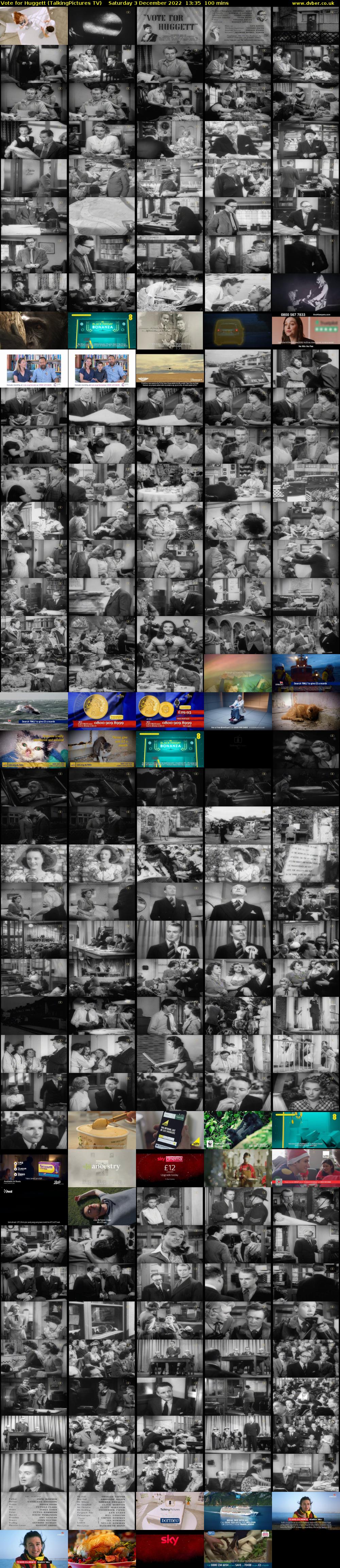 Vote for Huggett (TalkingPictures TV) Saturday 3 December 2022 13:35 - 15:15