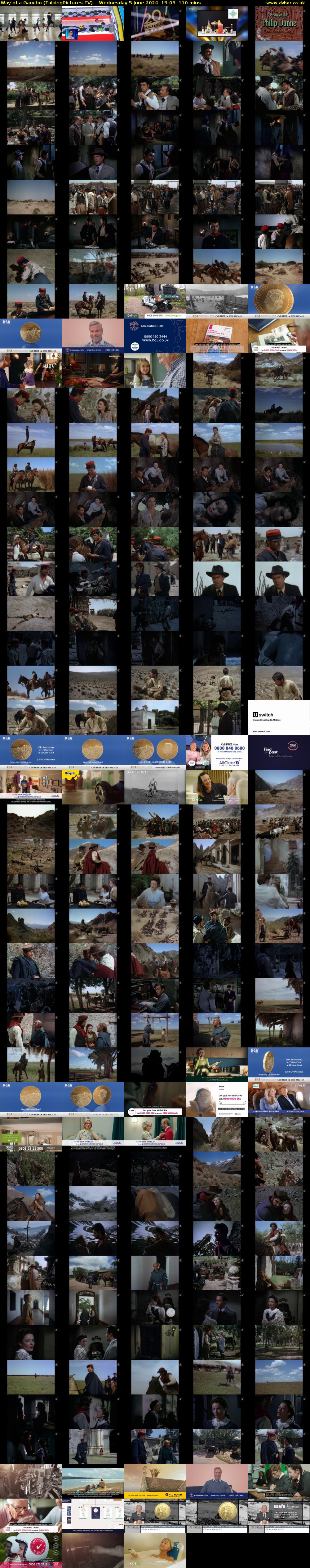 Way of a Gaucho (TalkingPictures TV) Wednesday 5 June 2024 15:05 - 16:55