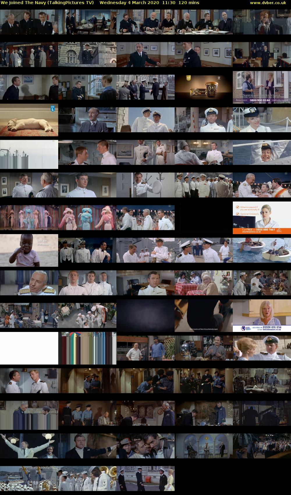 We Joined The Navy (TalkingPictures TV) Wednesday 4 March 2020 11:30 - 13:30