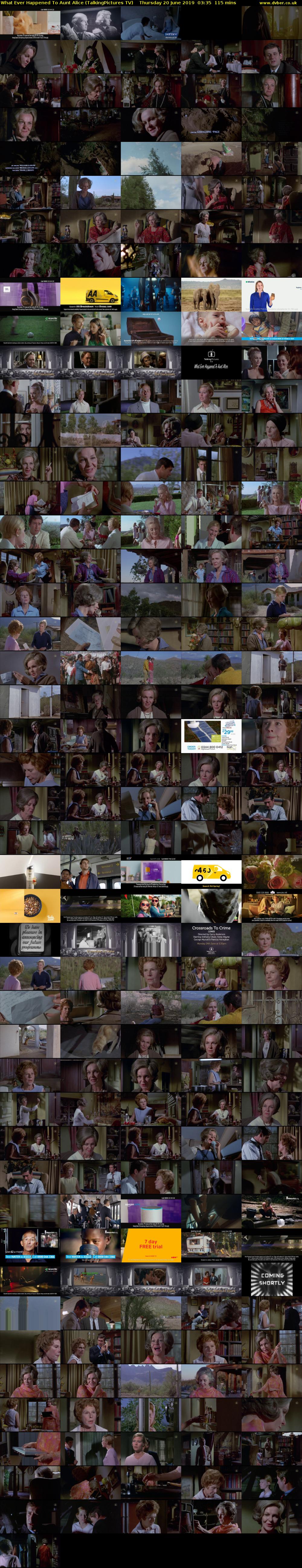 What Ever Happened To Aunt Alice (TalkingPictures TV) Thursday 20 June 2019 03:35 - 05:30