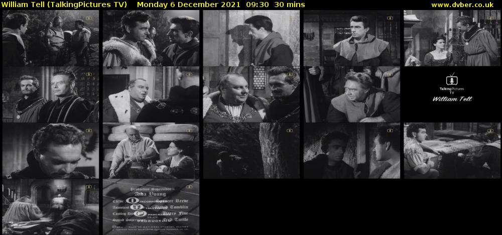 William Tell (TalkingPictures TV) Monday 6 December 2021 09:30 - 10:00