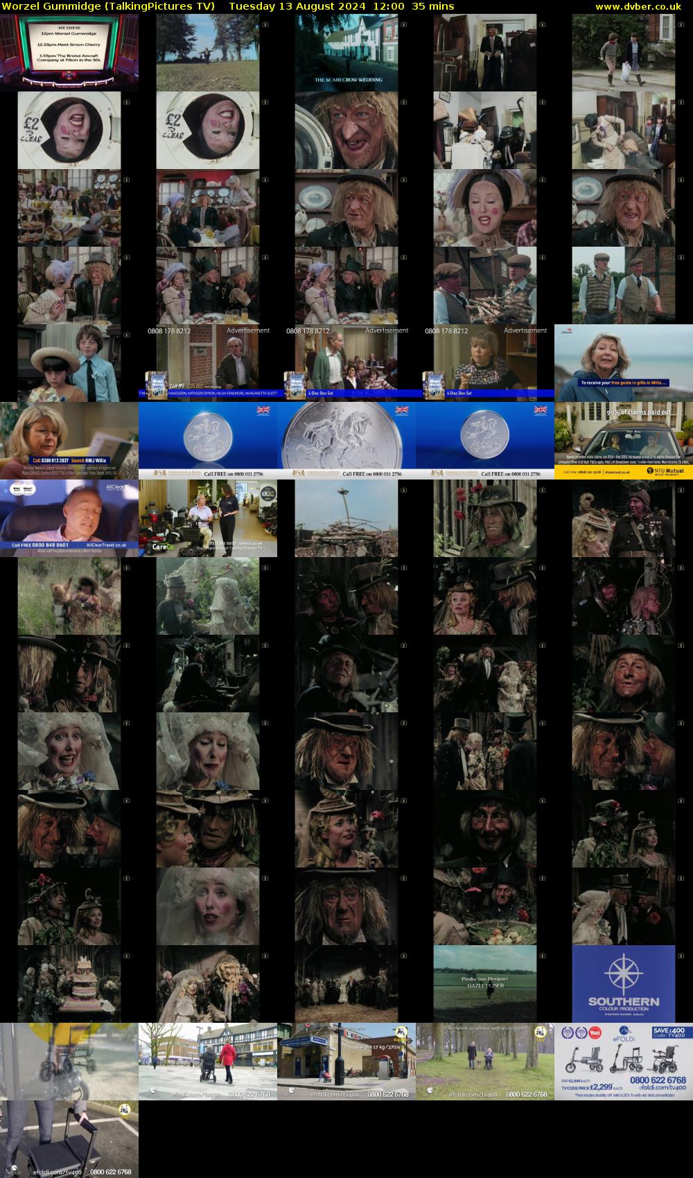 Worzel Gummidge (TalkingPictures TV) Tuesday 13 August 2024 12:00 - 12:35