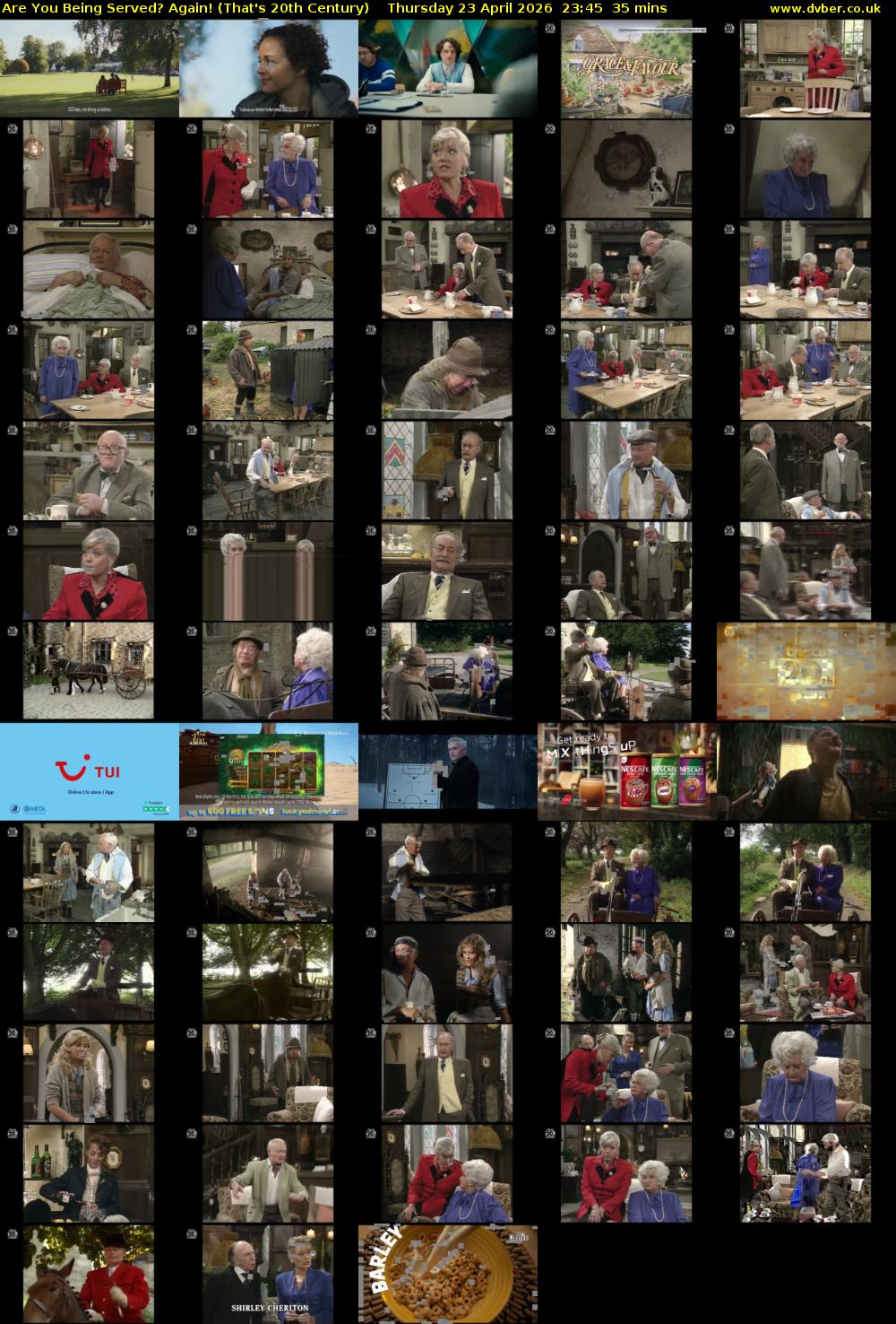 Are You Being Served? Again! (That's 20th Century) Thursday 23 April 2026 23:45 - 00:20