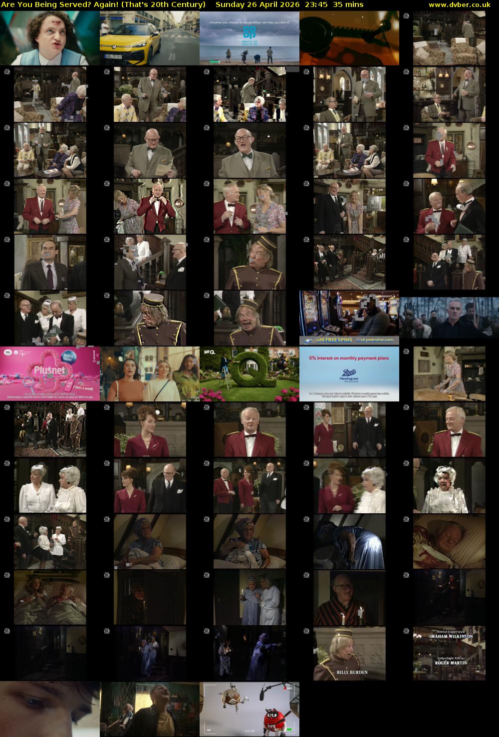 Are You Being Served? Again! (That's 20th Century) Sunday 26 April 2026 23:45 - 00:20