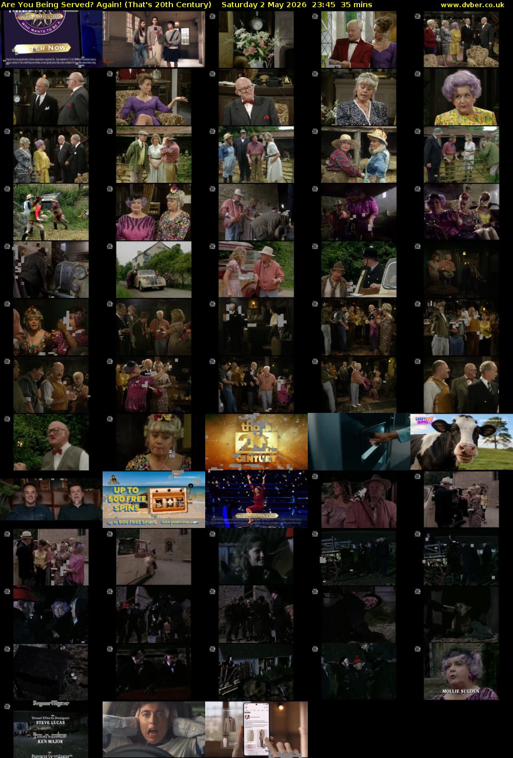 Are You Being Served? Again! (That's 20th Century) Saturday 2 May 2026 23:45 - 00:20