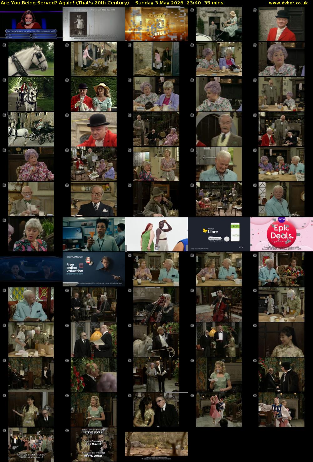 Are You Being Served? Again! (That's 20th Century) Sunday 3 May 2026 23:40 - 00:15
