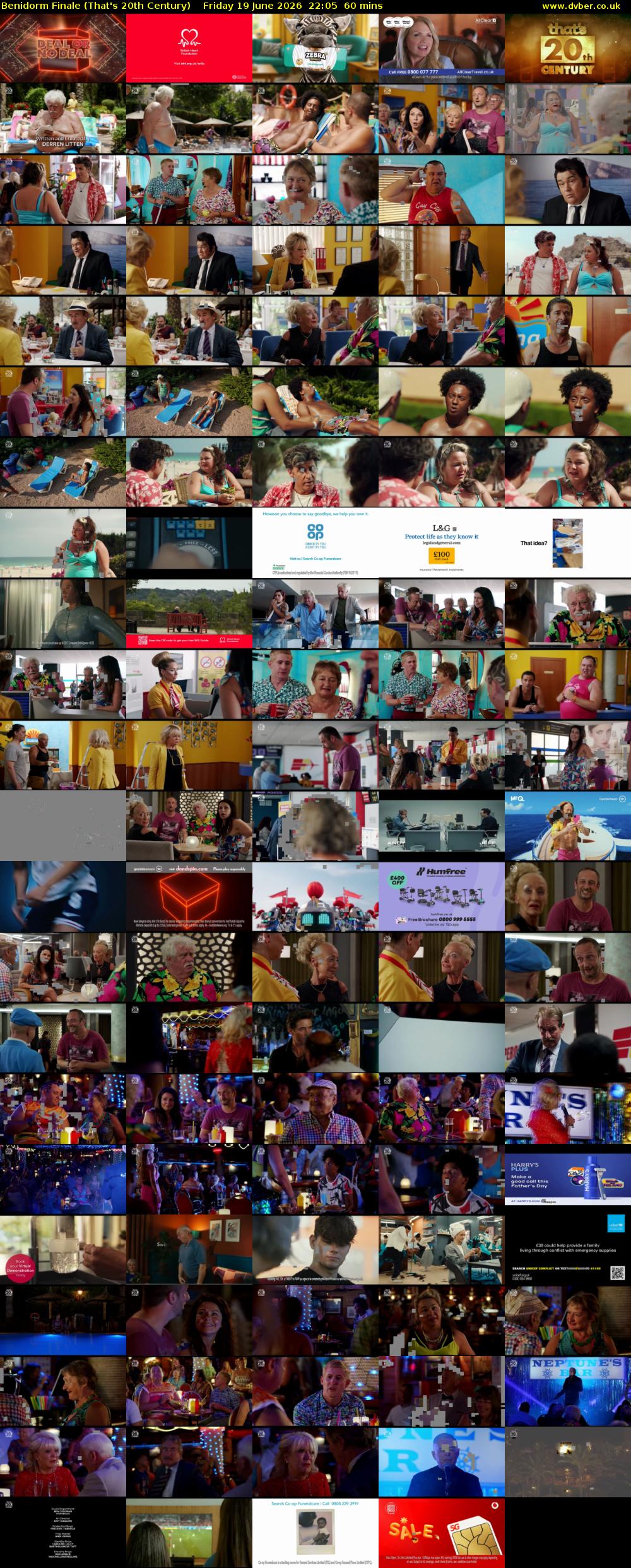 Benidorm Finale (That's 20th Century) Friday 19 June 2026 22:05 - 23:05