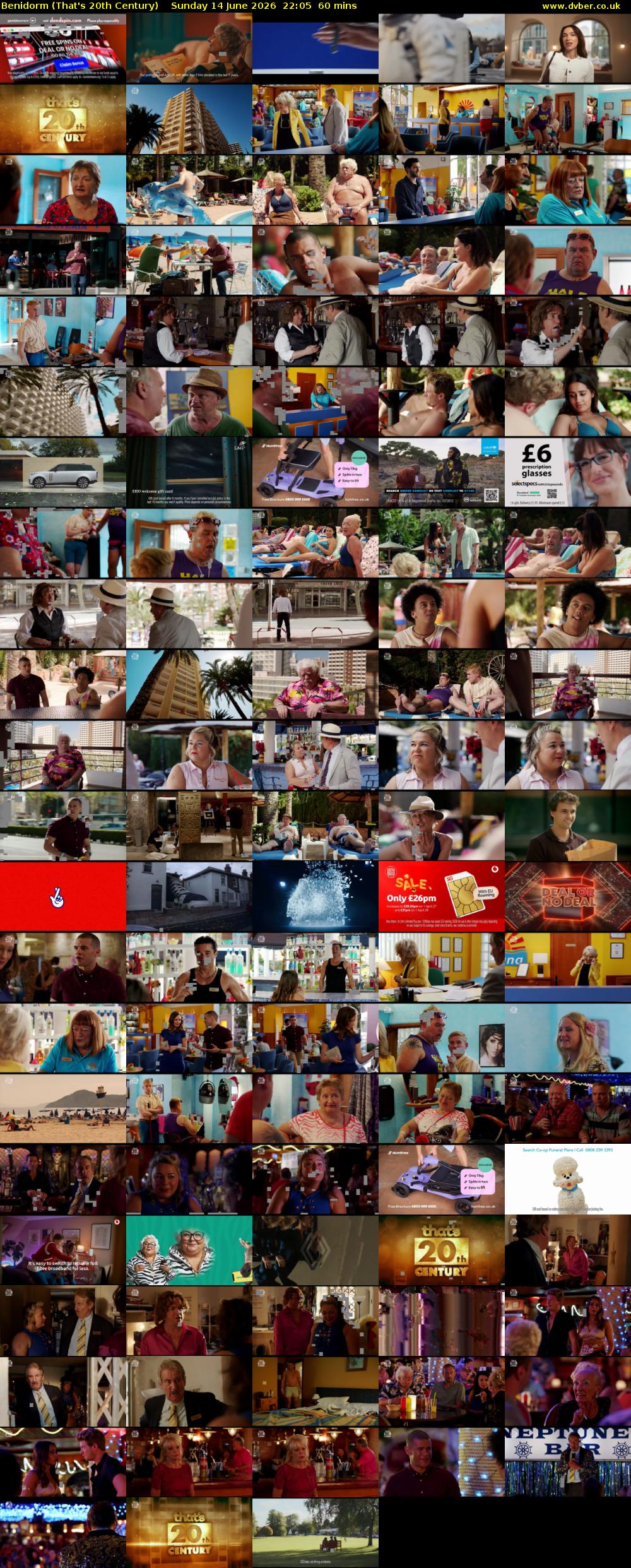 Benidorm (That's 20th Century) Sunday 14 June 2026 22:05 - 23:05