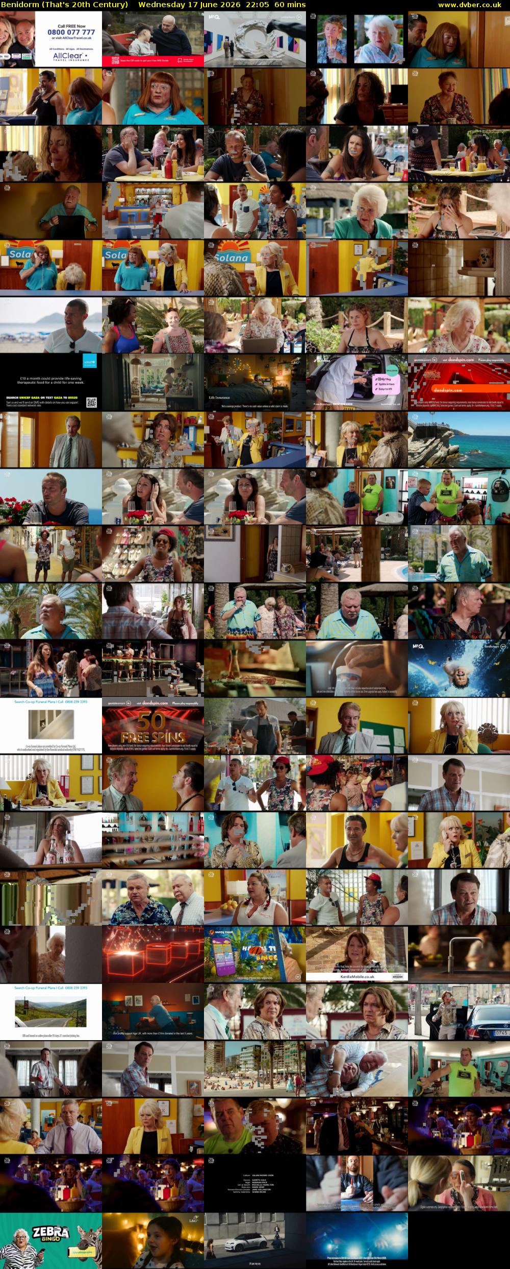 Benidorm (That's 20th Century) Wednesday 17 June 2026 22:05 - 23:05